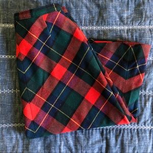 Vintage Pendleton Plaid Knee-Length Wool Skirt